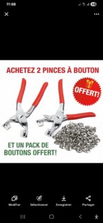 Pince à bouton